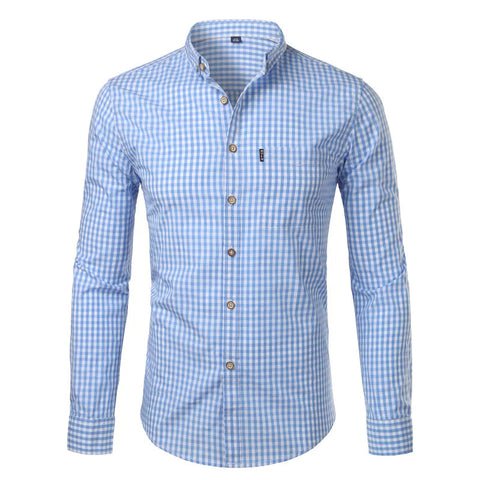 Camisa Social Manga Longa 100% Algodão CAMISA002 G2 Sr Aflha Azul 41