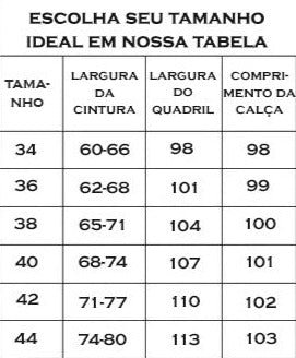 Calça Com Cós Alto |  Beautiful Comfort