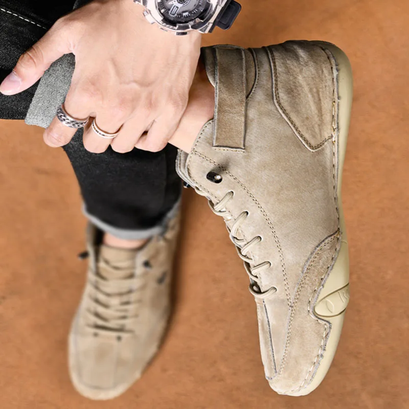 botas masculinas;  bota preta;  bota masculina couro social;  bota masculina couro casual  bota masculina couro;  bota masculina casual;  Bota Ldeck Trabalhada em Couro PU;  Bota Ldeck;